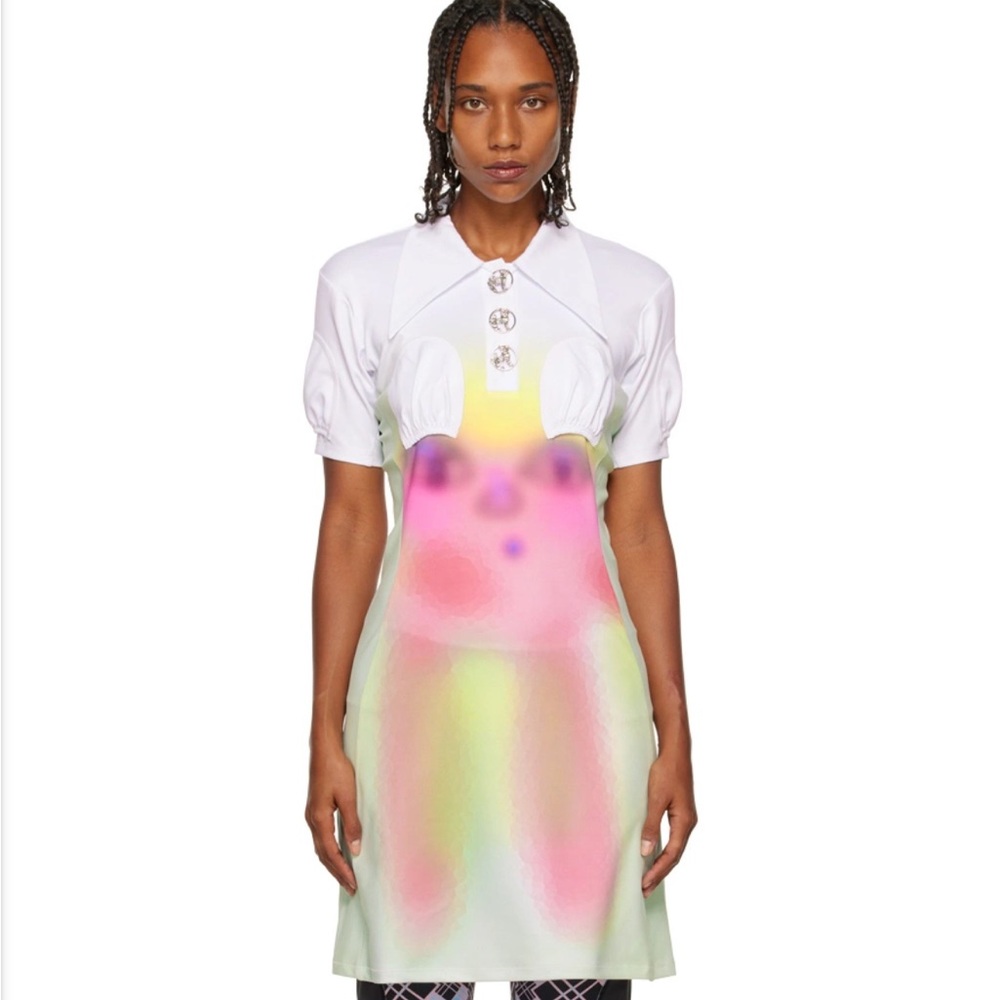 Chopova Lowena XL Colorful Abstract Dress